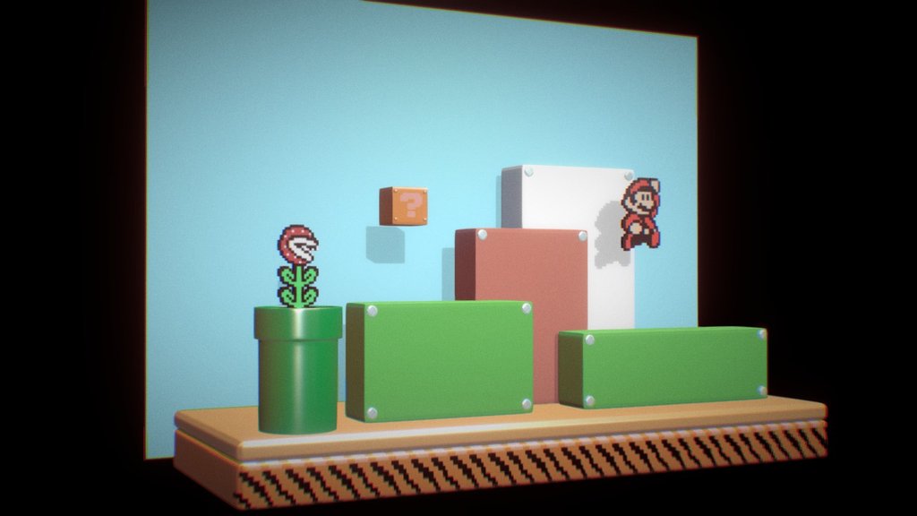 Mario 3 Diorama
