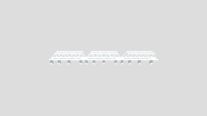 Rust River Bridge By Xbee Studios 3D Model