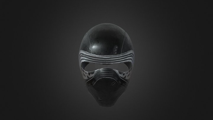 Kylo Ren helmet 3D Model
