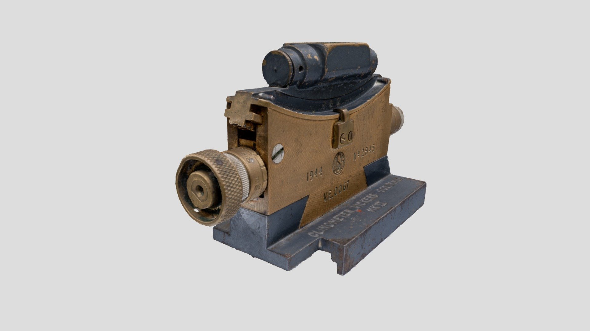 Mark 2 Clinometer for the Vickers Machine Gun - 3D model by Adam ...