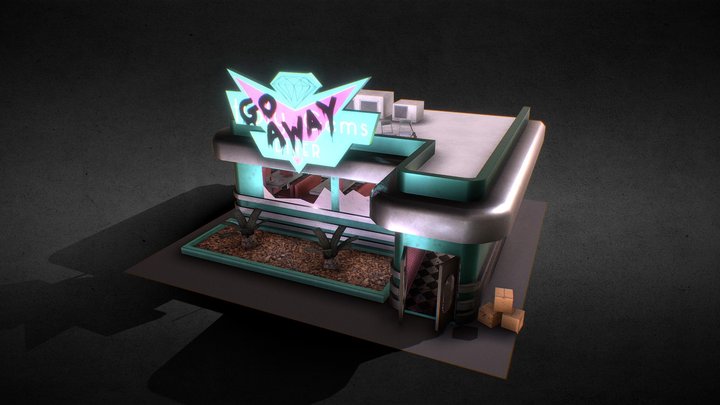 Abandoned Diner 3D Model
