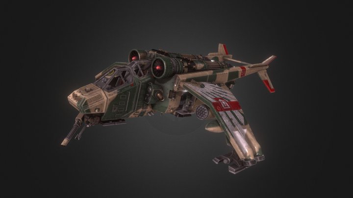 Imperial Guard Valkyrie 3D Model