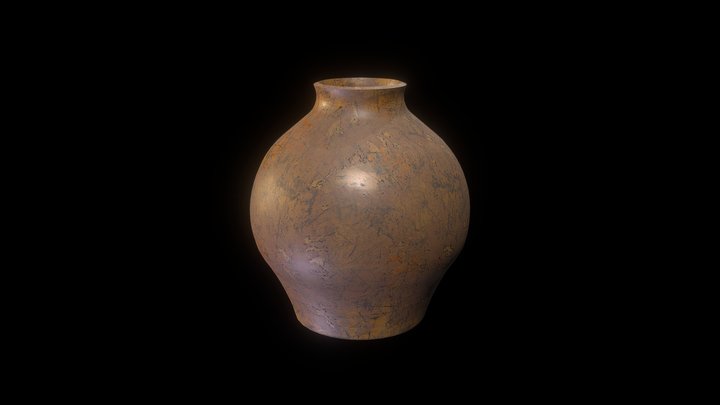 Simple old dish 3D Model
