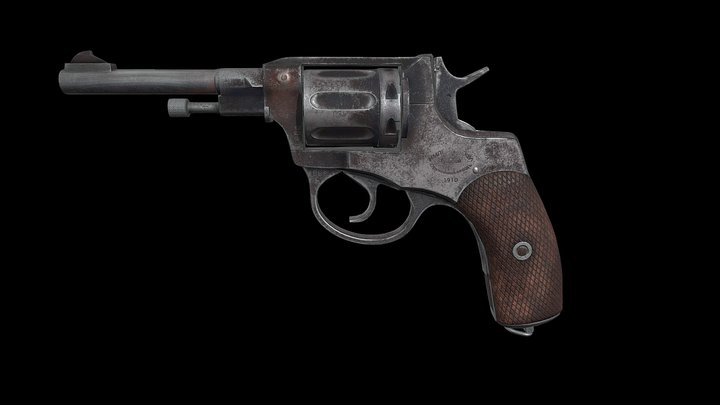 Nagan_1910 3D Model