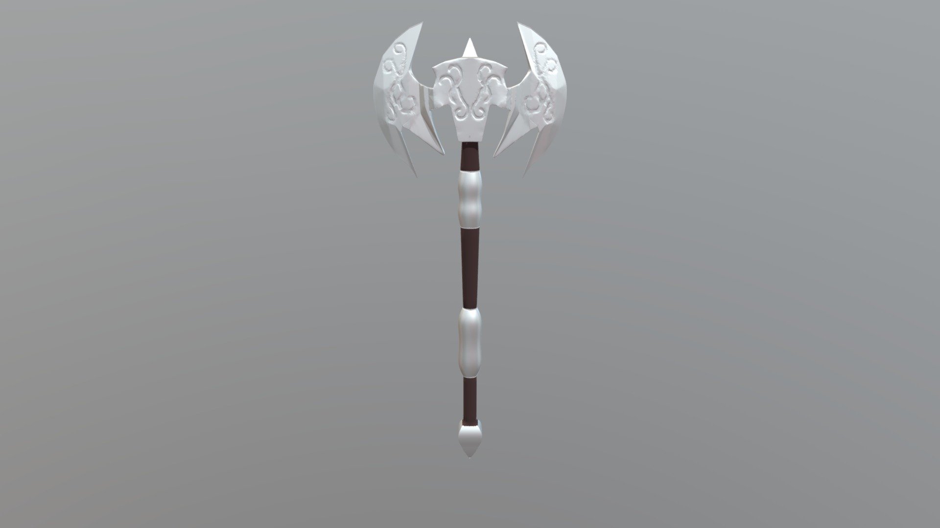 Low Poly D&D Style Greataxe