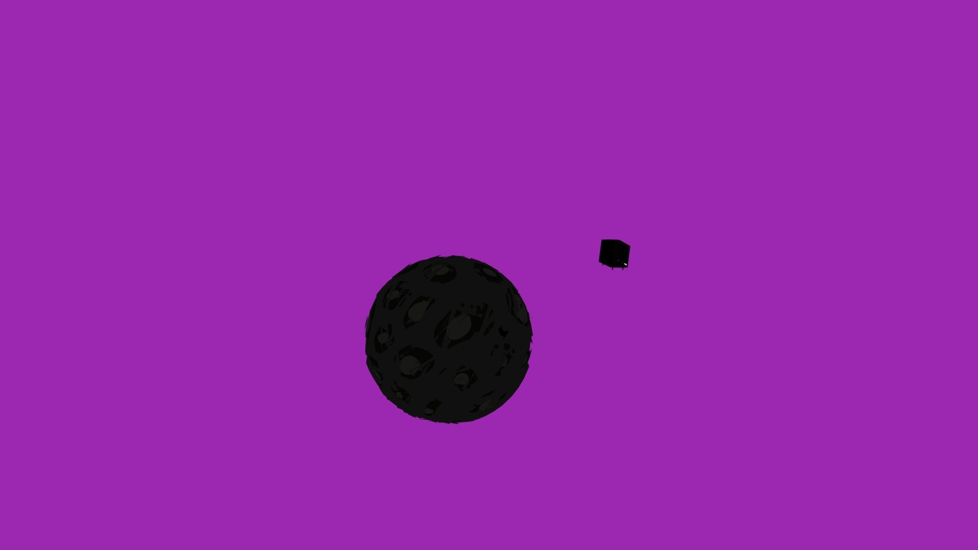 The Moon and a TV