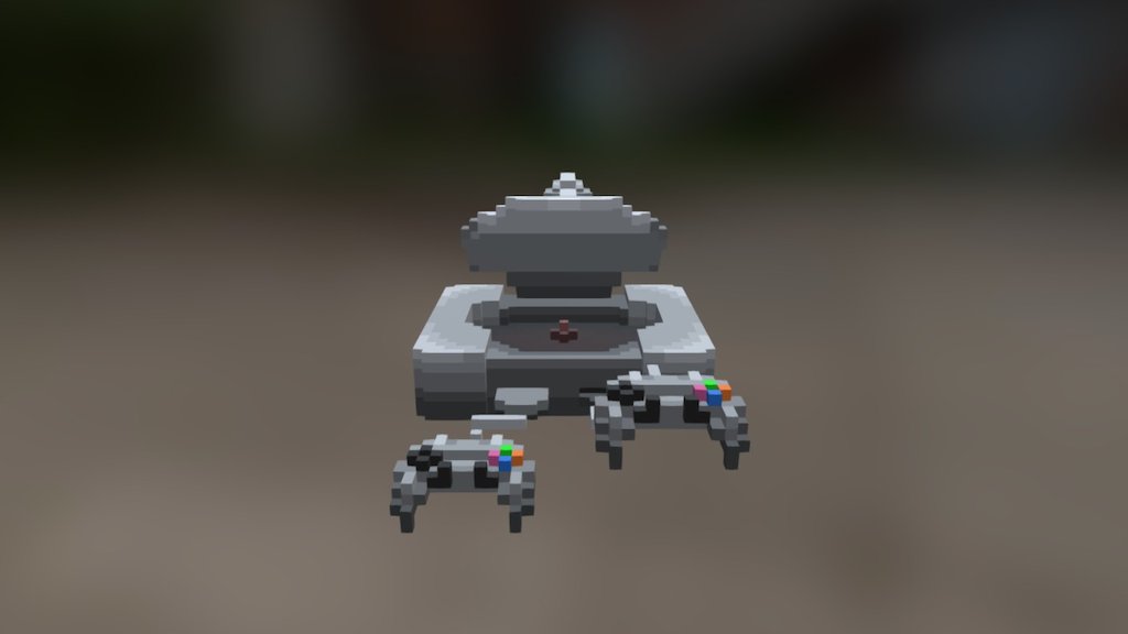 Funstation - 3D model by Amy (@toshki) [723d9f2] - Sketchfab