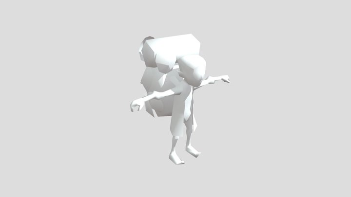 Happy Mask Salesman 3D(no textures) 3D Model