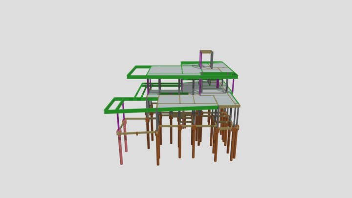 Projeto Estrutural Julia Cristina - ProjCom 3D Model