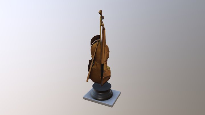 Violin Side 3D Model