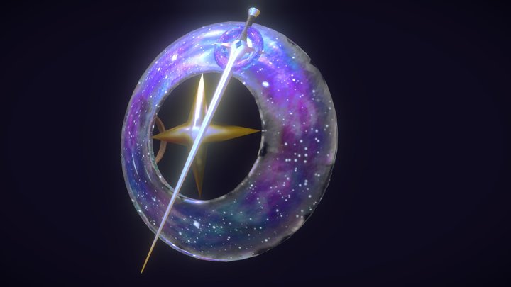 Galaxy Sword and Shield—AIE assesment 3D Model