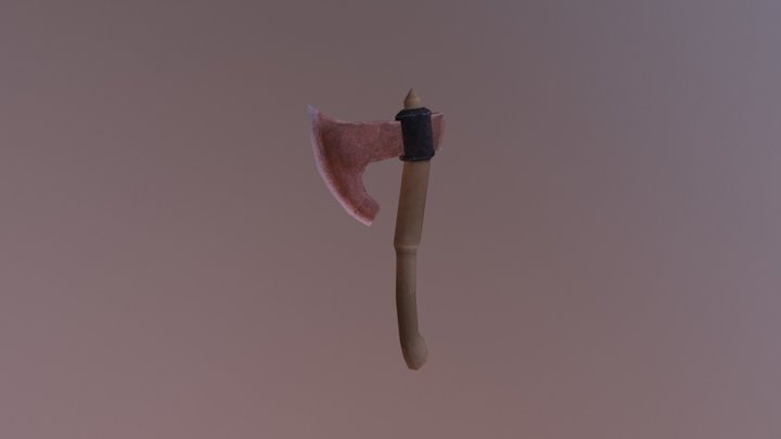 Texture Painting an Ax 3D Model