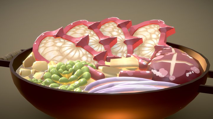 Dungeon Meshi - Hotpot 3D Model