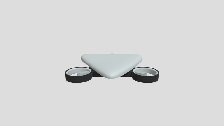 3 Propeller Drone 3D Model