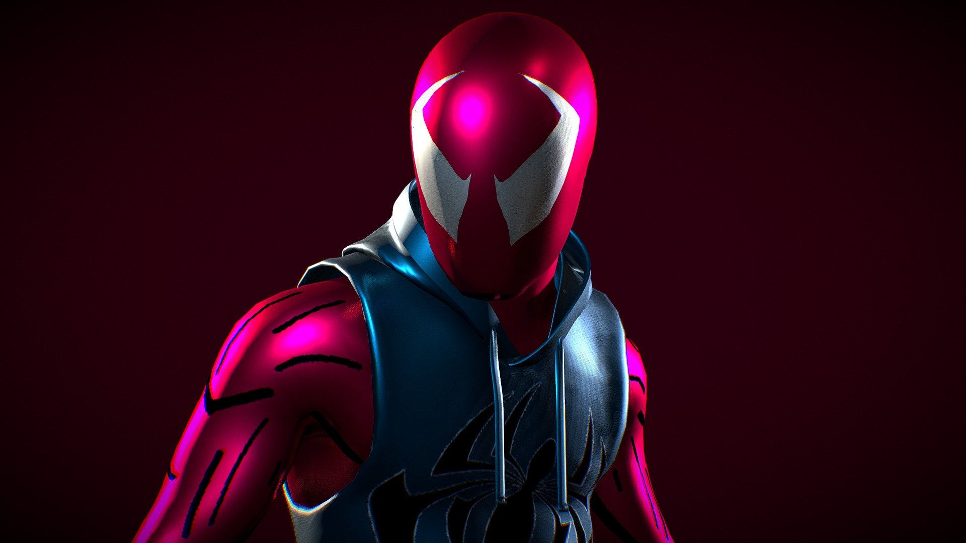 Spider-Man Across The Spider-Verse Scarlet Spider Promotional Art