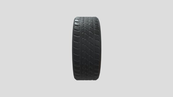 Tire and Tread 3D Model