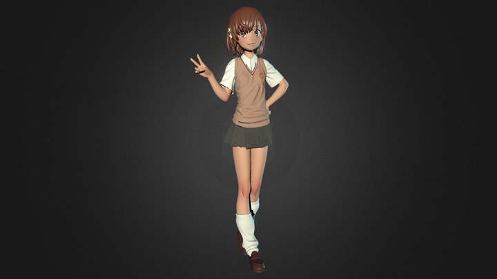 Misaka Mikoto 3D Model