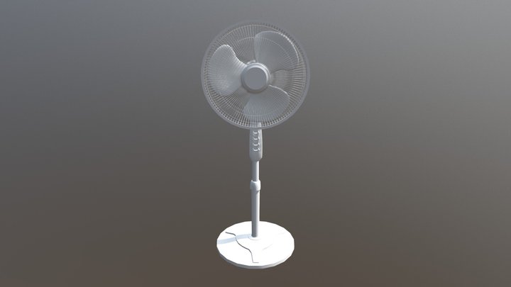 Simple fan (no texture, UV not opened) 3D Model