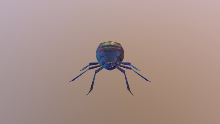 Blue Beetle 3D Model