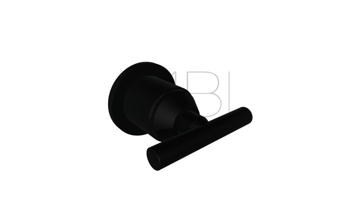 handle v1 Matte Black 3D Model