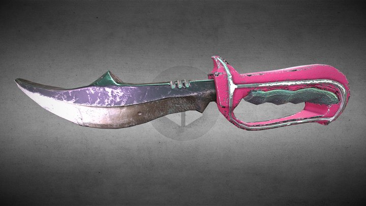 Kukri Knife 3D Model