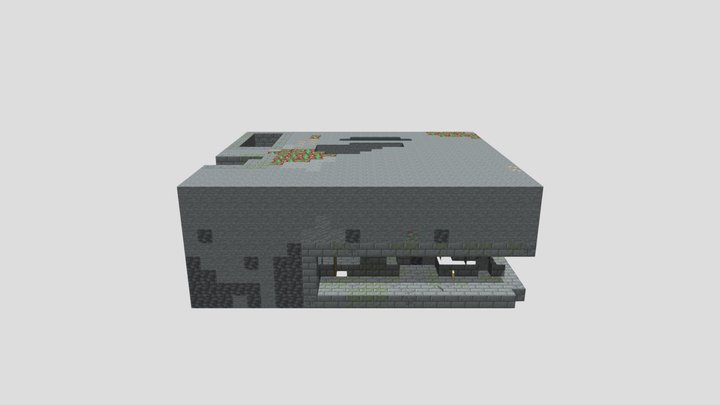 Minecraft Stronghold maze 3D Model