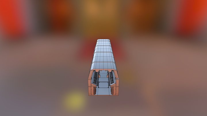 Ship Hallway 3D Model
