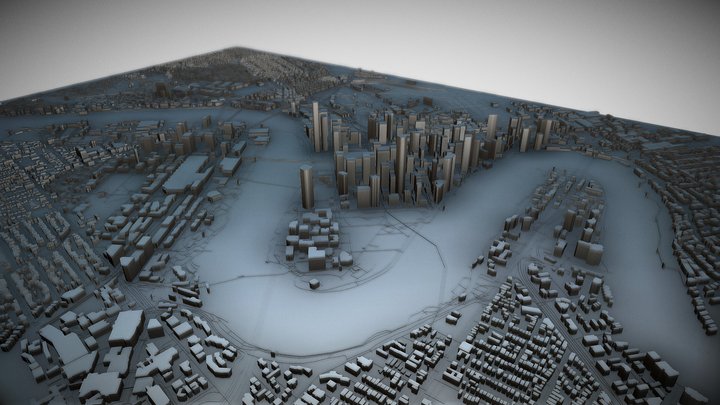 Brisbane, Queensland, Australia – Free 3D Model STL
