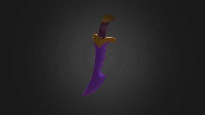 Shadow Blade from Dota 2 3D Model