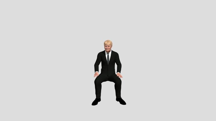 Trump Scared – Modelo 3D gratuito STL