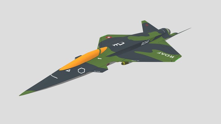 JAWGS Jet Fighter Board Game - Guppy 3D Model