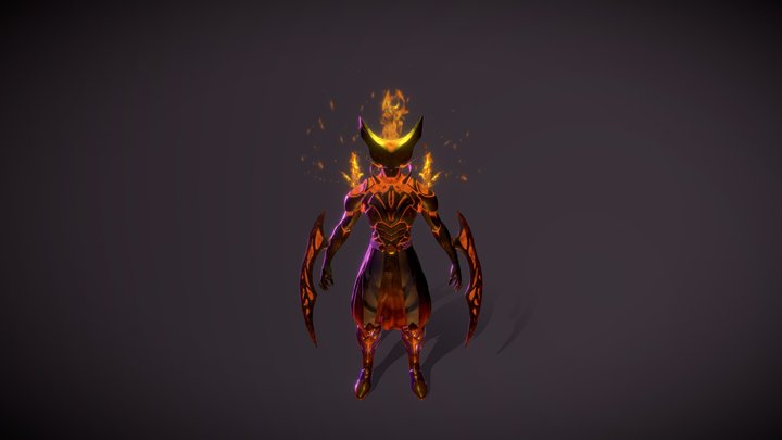 C'iix - Lava Warrior 3D Model