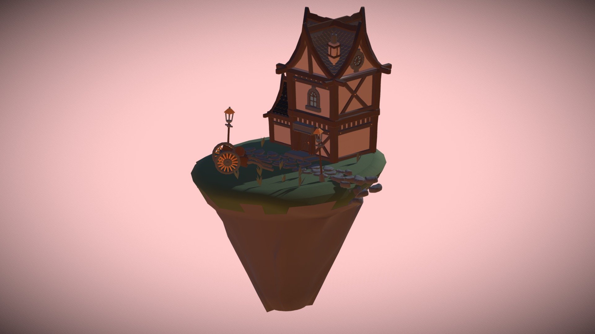 Island - 3D model by Alex Calway (@nofunfroggo) [7247a01] - Sketchfab