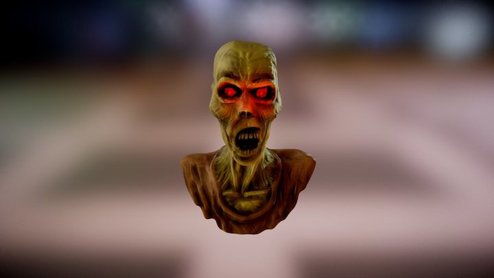 Eddie Iron Maiden 1980 3D Model