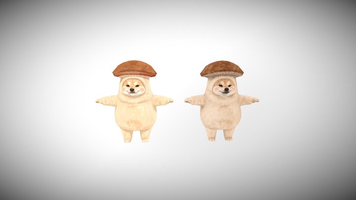 Shiba Mushroom Character (2 Skins)
