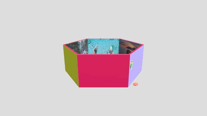 Hex Room Example 2 3D Model