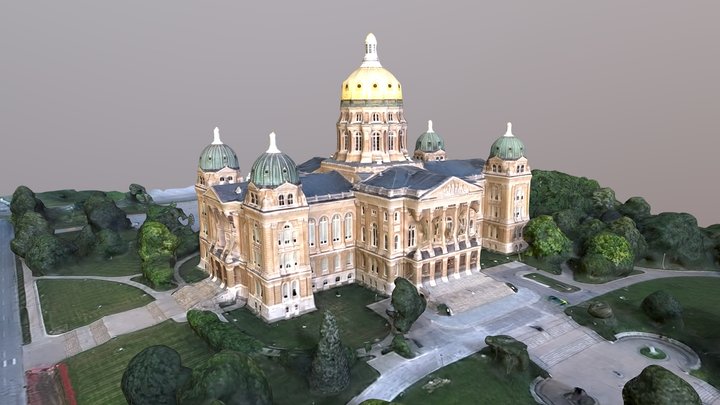 Iowa Capitol Building 3D Model
