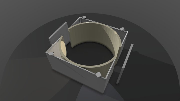 Exhibition Mockup 3D Model