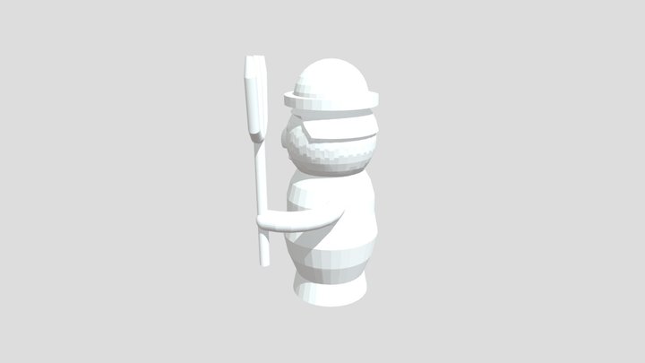 Pawn Optimised 3D Model