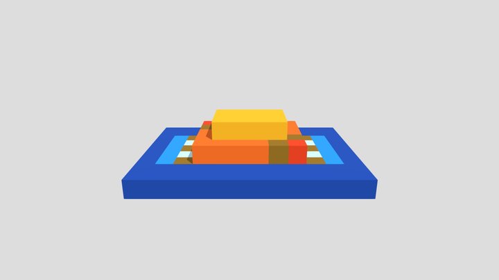 Sandbar - Voxel 32x32 – Modello 3D gratuito STL