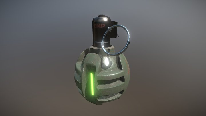 EMP GRENADE 3D Model