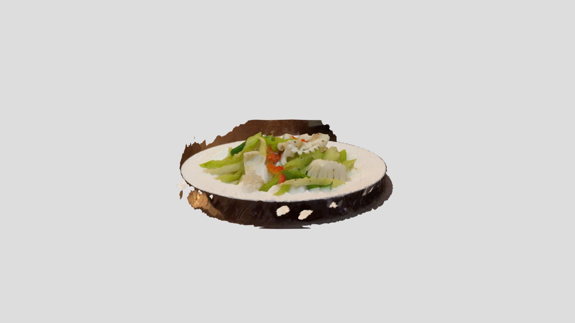 イカとセロリの炒めもの