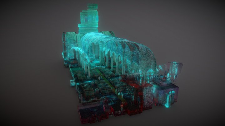 Catedral de Pelotas Interno - Point Cloud 3D Model