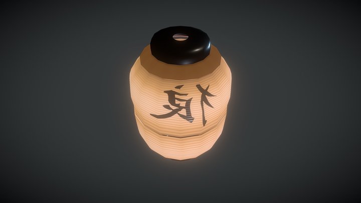 "Zen" Paper Lantern 3D Model