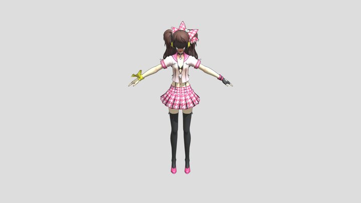 PlayStation Vita - Persona 4 Dancing All Night - 3D Model