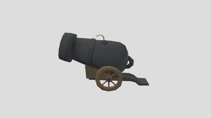 Assignment 1 Cannon- William Simmonds 3D Model