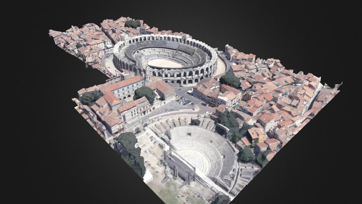 Arles France 3D Model