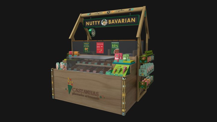 Quiosque Nutty Bavarian 2022 3D Model