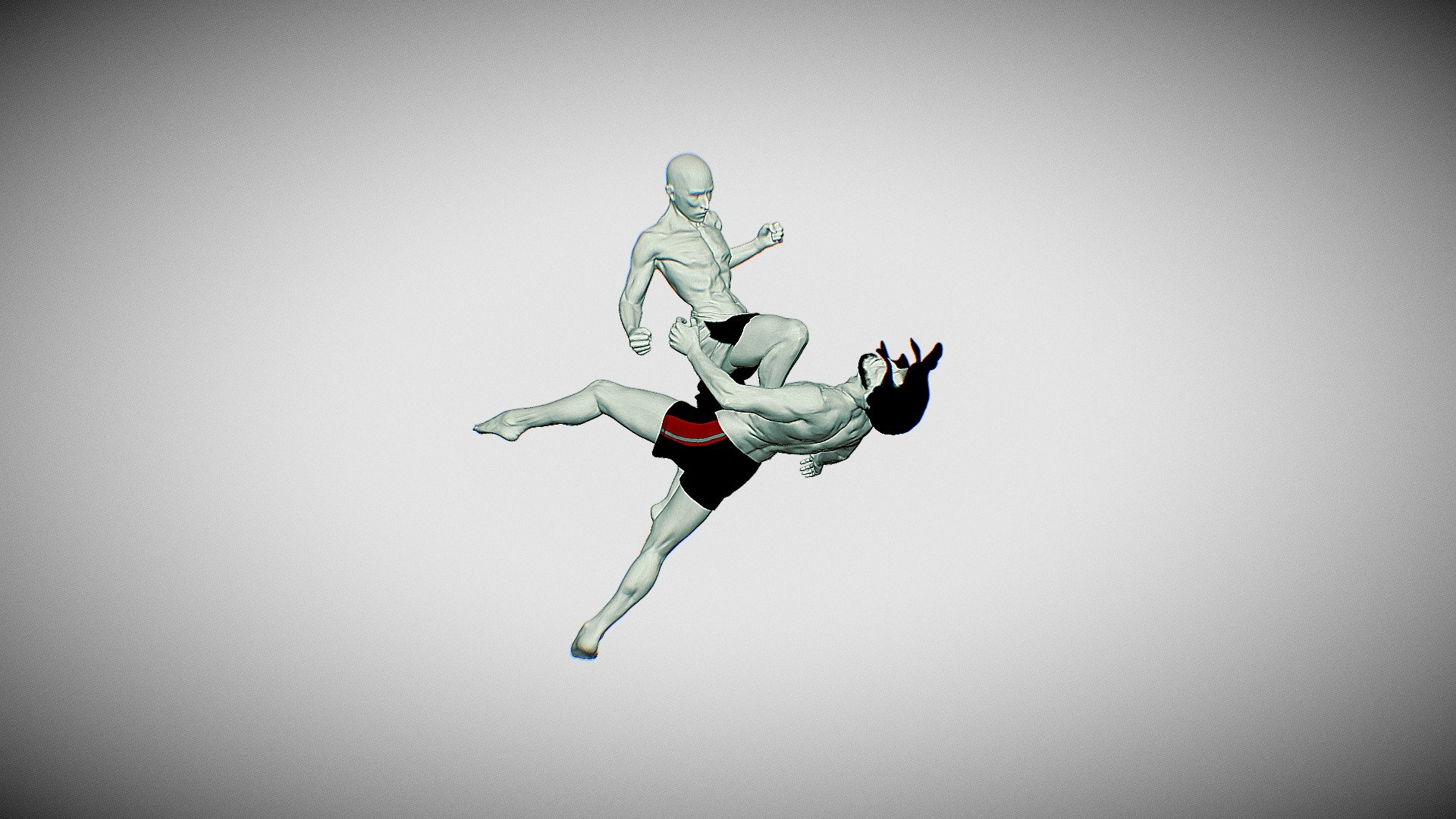 Flying Knee 3D model by enardai [7251f21] Sketchfab
