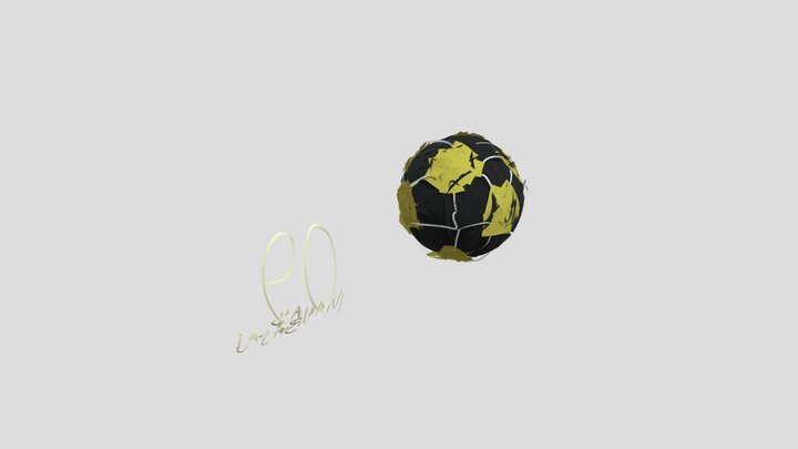 VR Football 3D Model